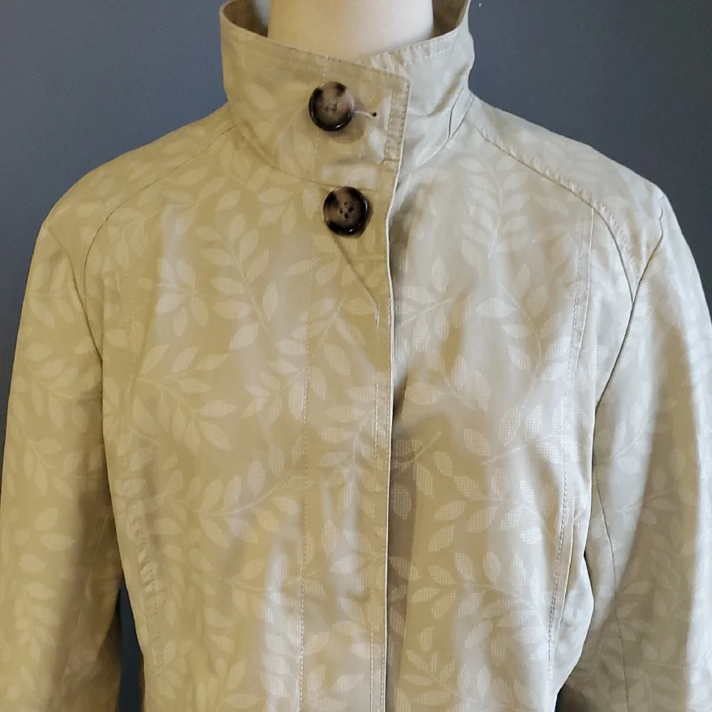 Eddie Bauer Light Tan Trench Coat - Picture 7 of 16